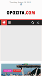 Mobile Screenshot of opozita.com